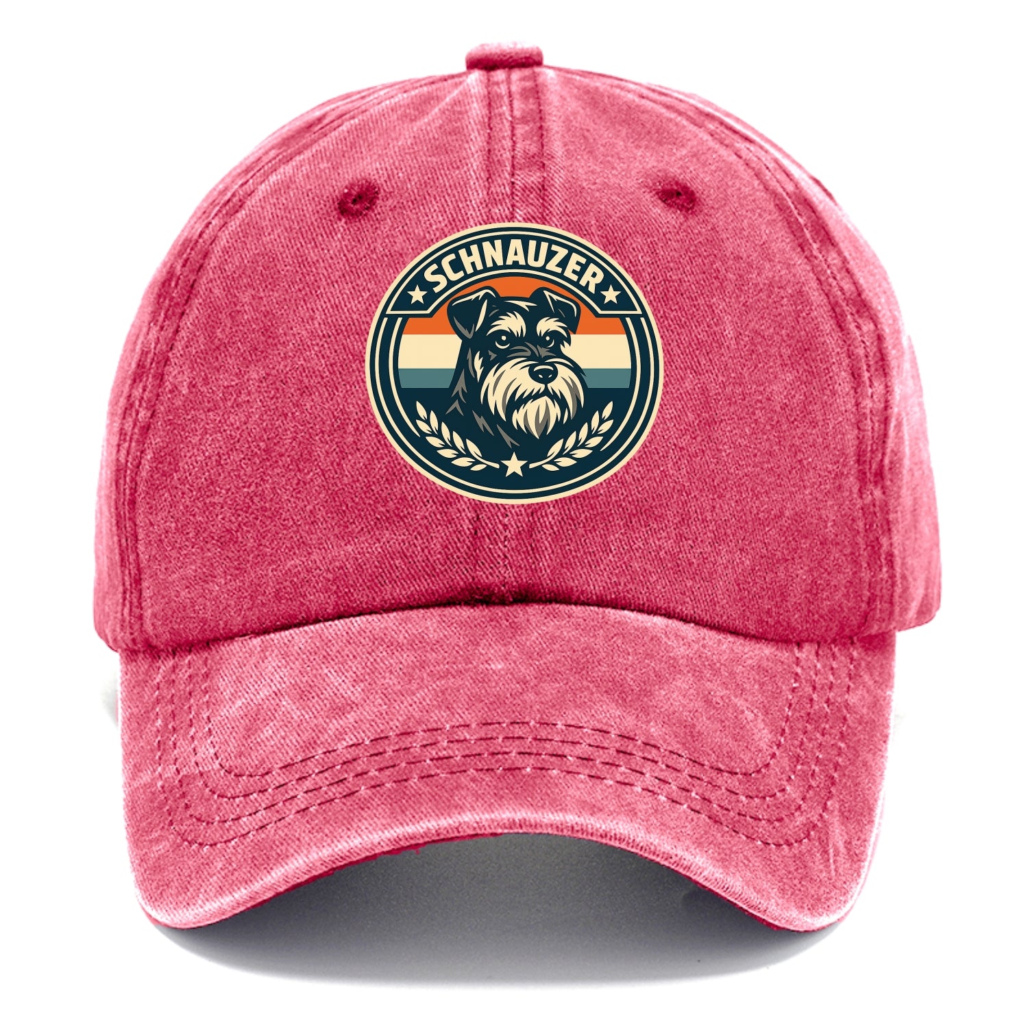 Noble Schnauzer Emblem - Classic Cap - Pomegranate Blush(Pink)
