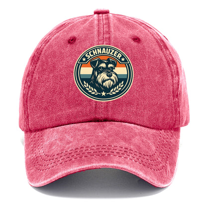 Noble Schnauzer Emblem - Classic Cap - Pomegranate Blush(Pink)