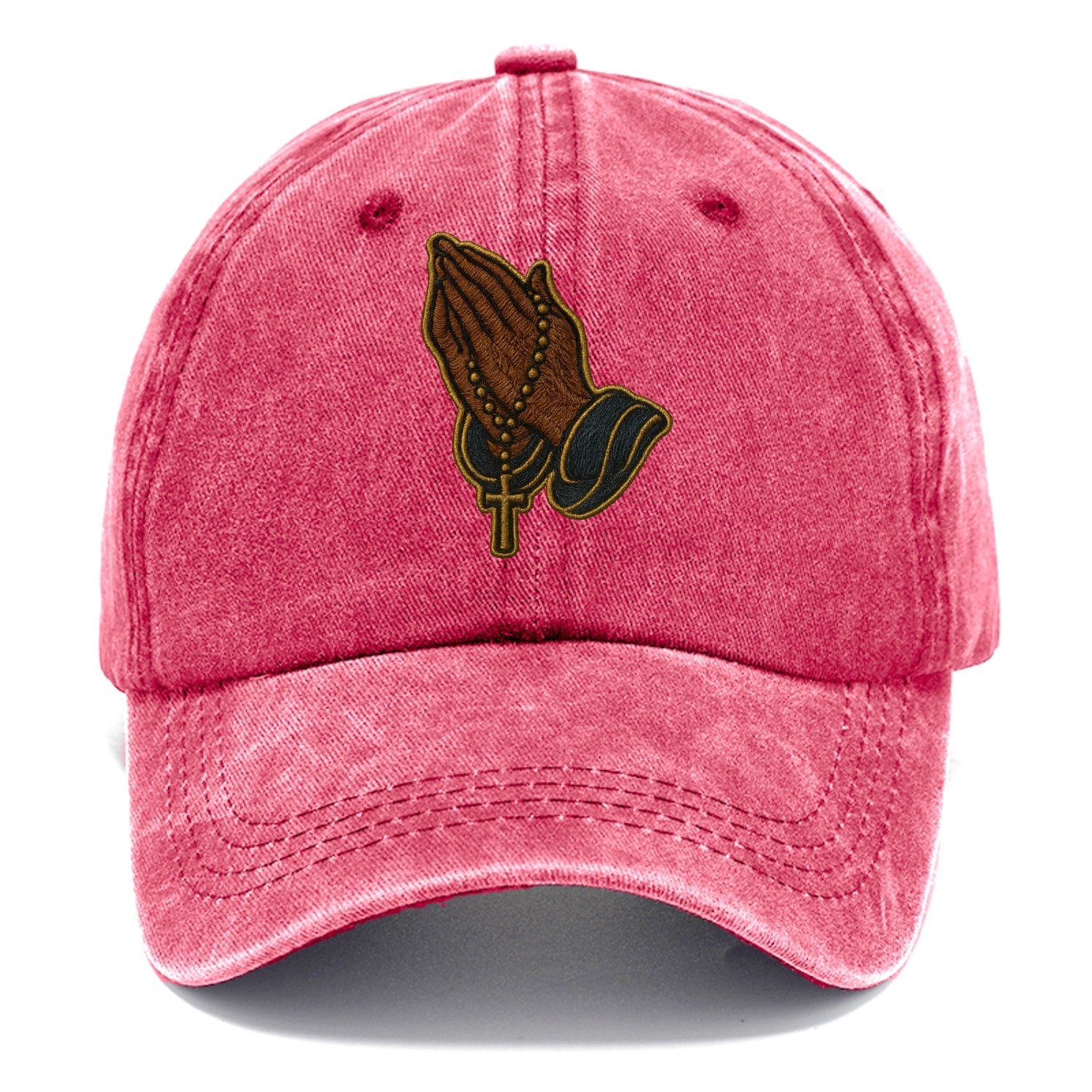 Praying Hands  - Classic Cap - Pomegranate Blush(Pink)
