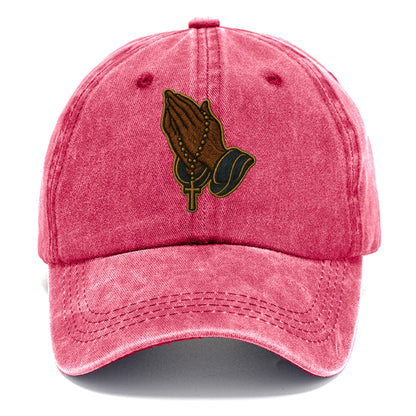 Praying Hands  - Classic Cap - Pomegranate Blush(Pink)