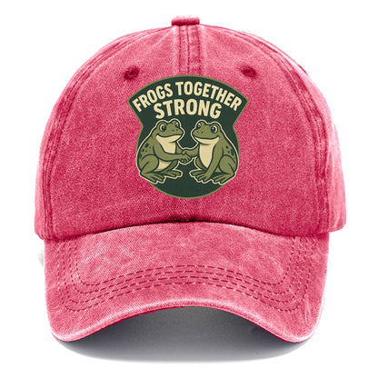 Frogs Together Strong 3 - Classic Cap - Pomegranate Blush(Pink)