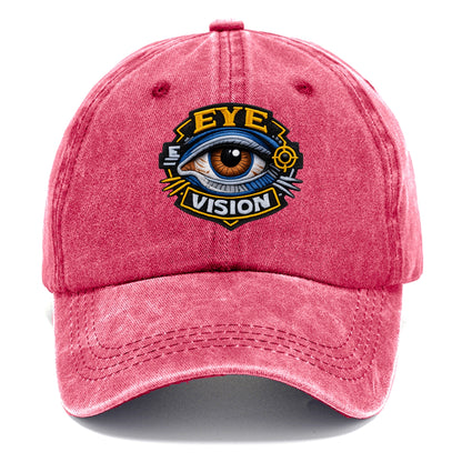 EYE VISION - anatomical eye in blue and brown , optometry - Classic Cap - Pomegranate Blush(Pink)