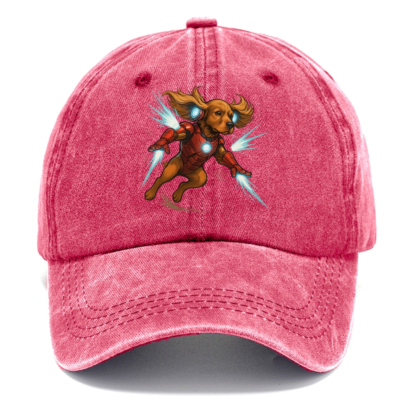 Cocker Spaniel Iron Man  - Classic Cap - Pomegranate Blush(Pink)