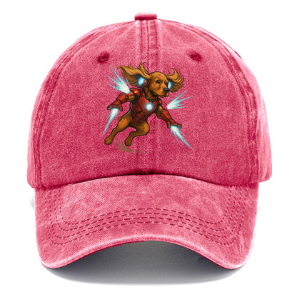 Cocker Spaniel Iron Man  - Classic Cap - Pomegranate Blush(Pink)