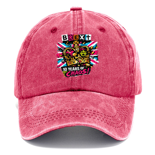 BROKEN CROWN | Shattered British crown | Gold fragments scattered | Power dismantled - Classic Cap - Pomegranate Blush(Pink)