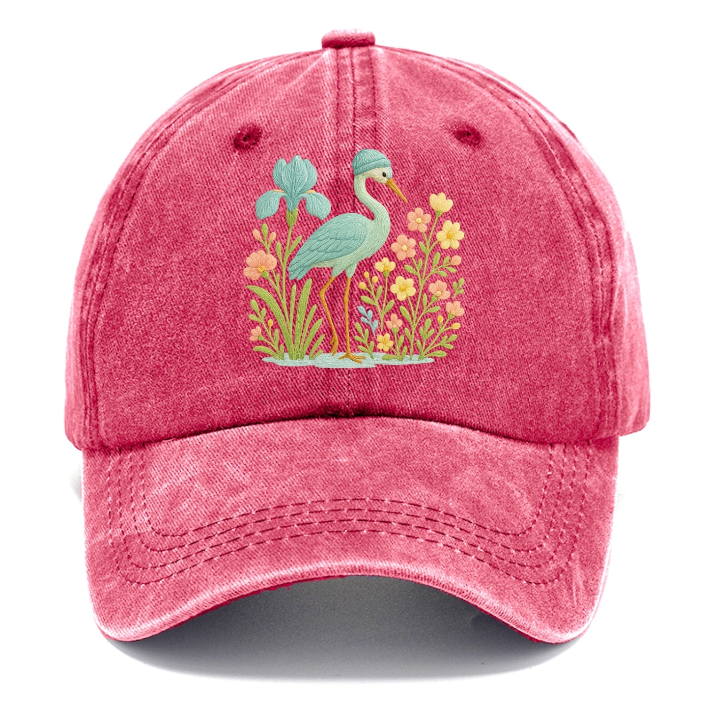Mint Crane - Classic Cap - Pomegranate Blush(Pink)