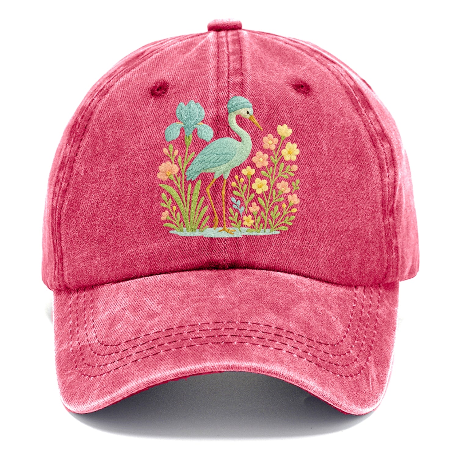 Mint Crane - Classic Cap - Pomegranate Blush(Pink)