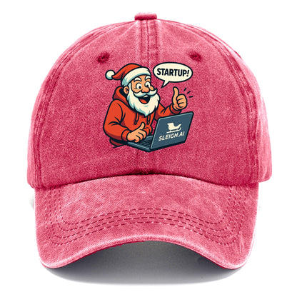 Santa Tech Startup CEO - Classic Cap - Pomegranate Blush(Pink)