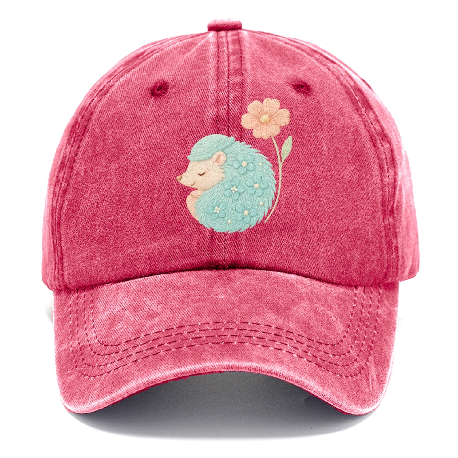 Aqua Hedgehog - Classic Cap - Pomegranate Blush(Pink)