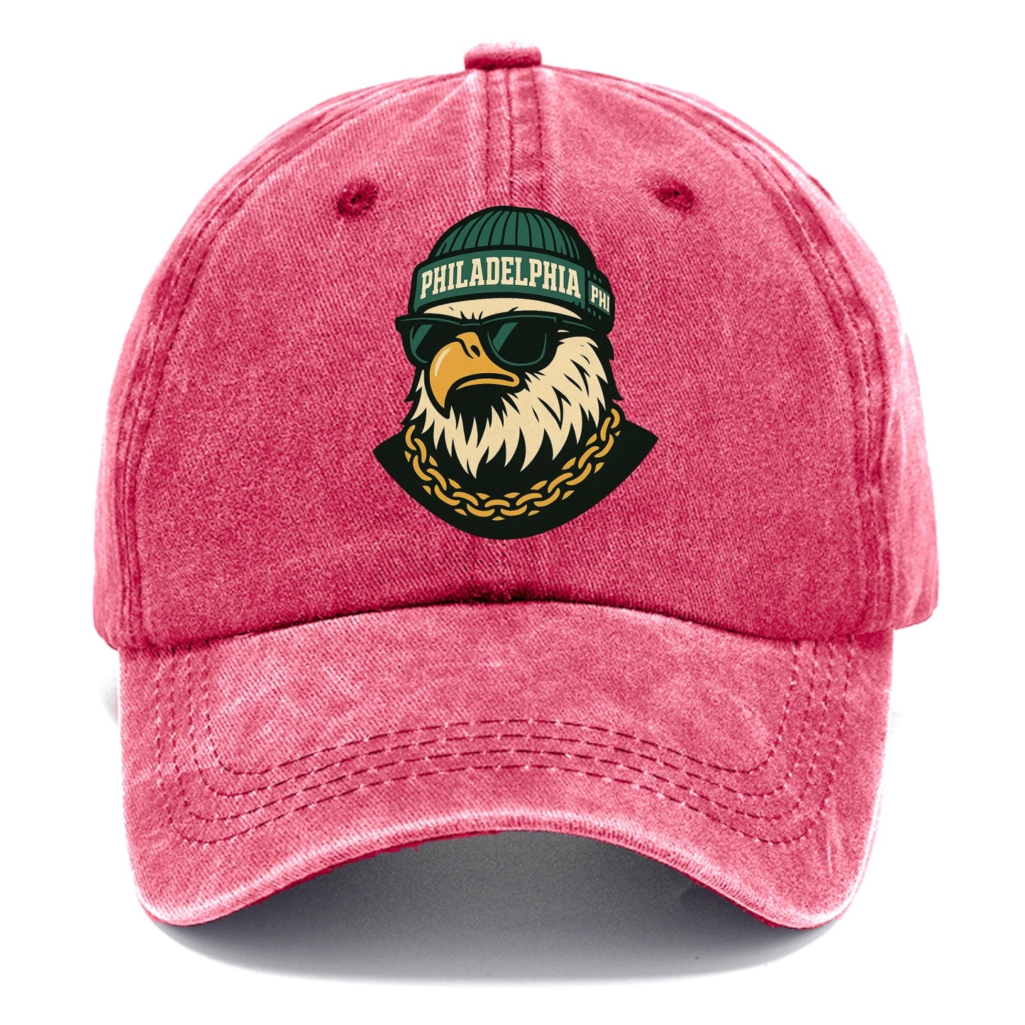 "eagle" "philadelphia" "phi" "green" "us East" - Classic Cap - Pomegranate Blush(Pink)