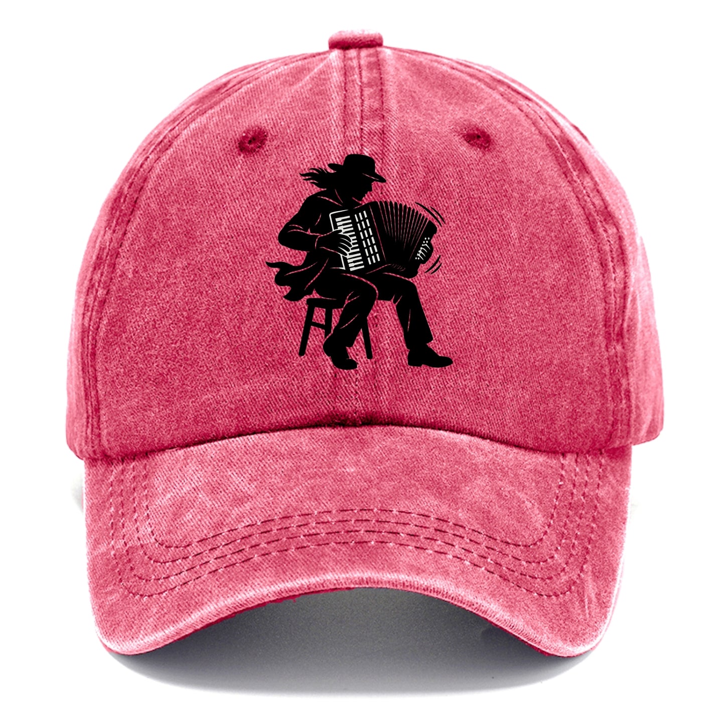 Accordion player street musician - Classic Cap - Pomegranate Blush(Pink)