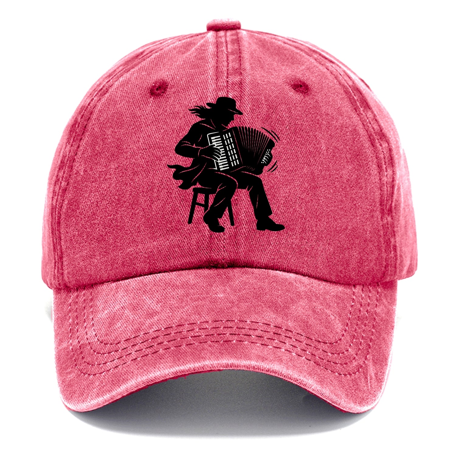 Accordion player street musician - Classic Cap - Pomegranate Blush(Pink)