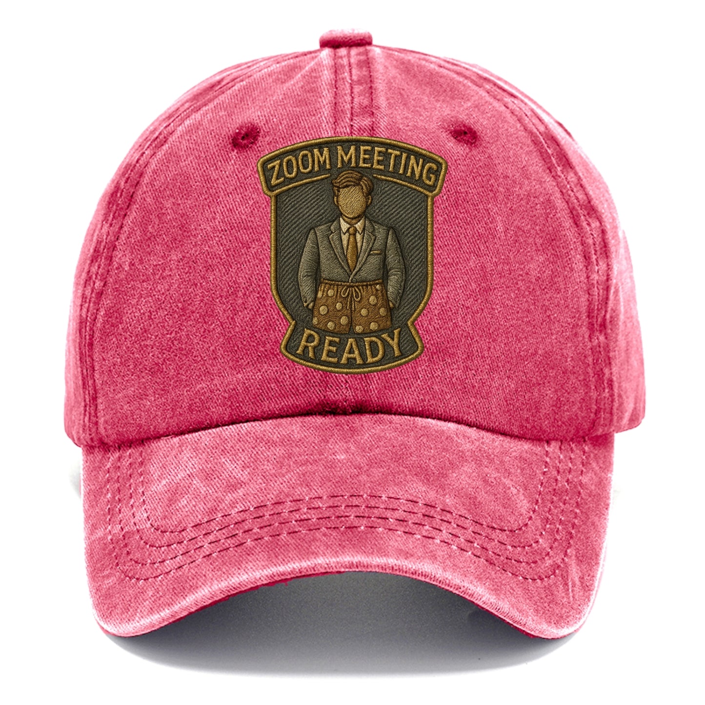 Zoom Meeting Ready  - Classic Cap - Pomegranate Blush(Pink)