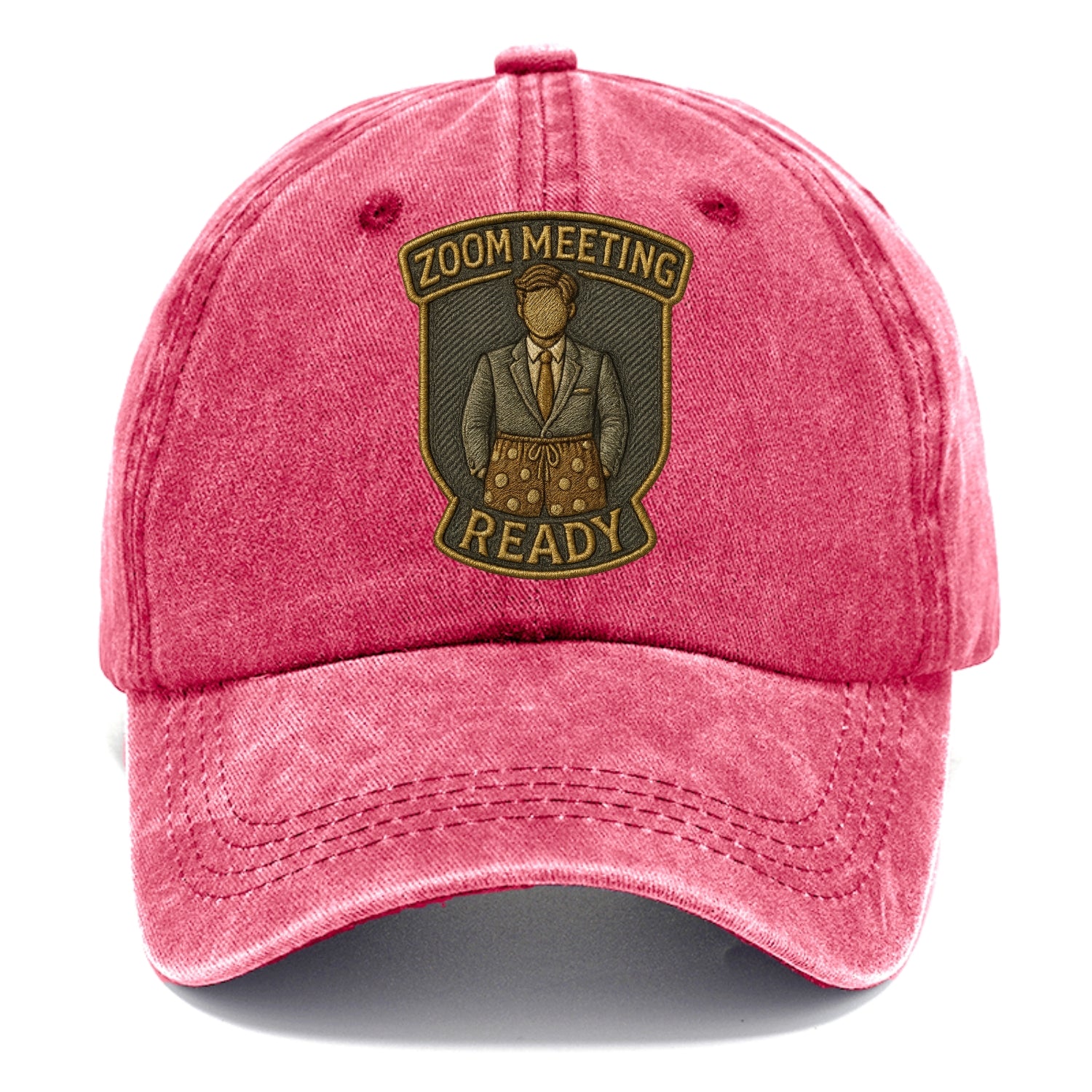 Zoom Meeting Ready  - Classic Cap - Pomegranate Blush(Pink)