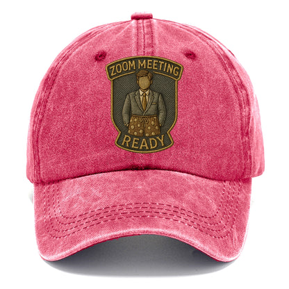 Zoom Meeting Ready  - Classic Cap - Pomegranate Blush(Pink)