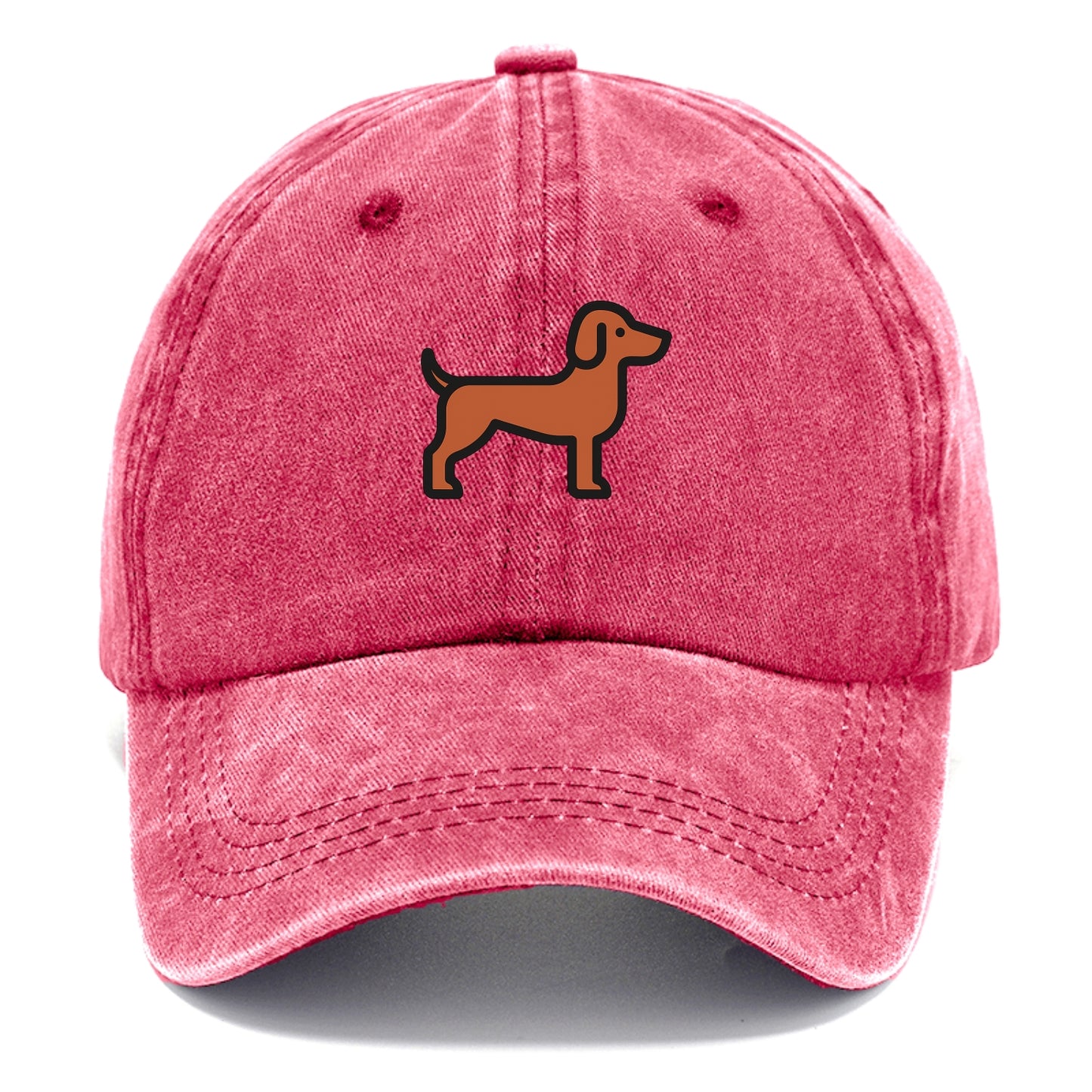Vizsla - Rust colored flat side profile - Classic Cap - Pomegranate Blush(Pink)