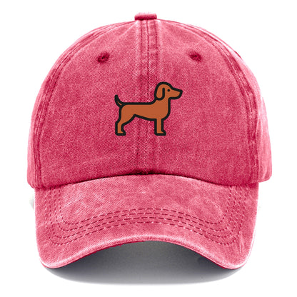 Vizsla - Rust colored flat side profile - Classic Cap - Pomegranate Blush(Pink)