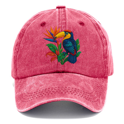 Toucan Paradise - Classic Cap - Pomegranate Blush(Pink)