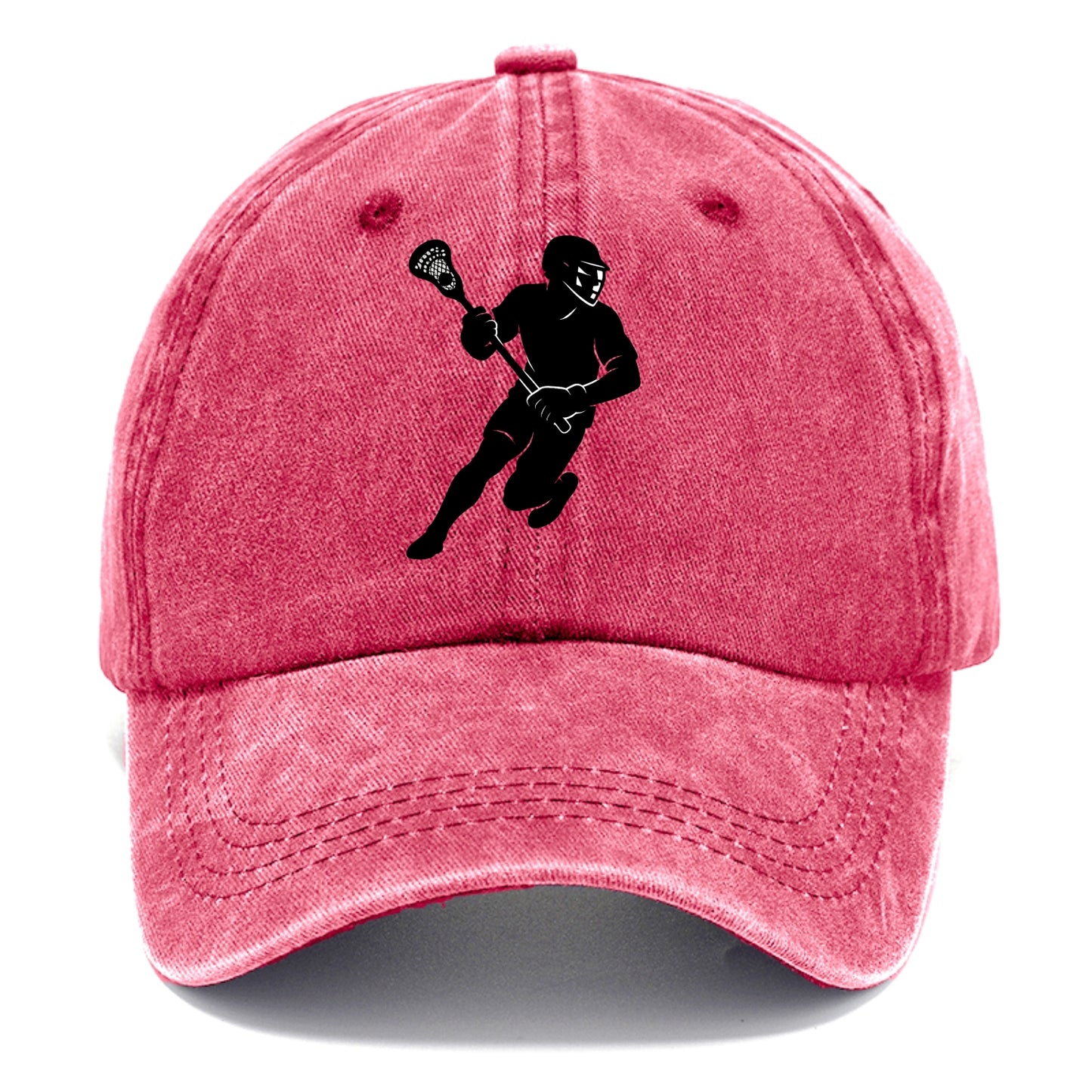 Lacrosse player cradling stick - Classic Cap - Pomegranate Blush(Pink)