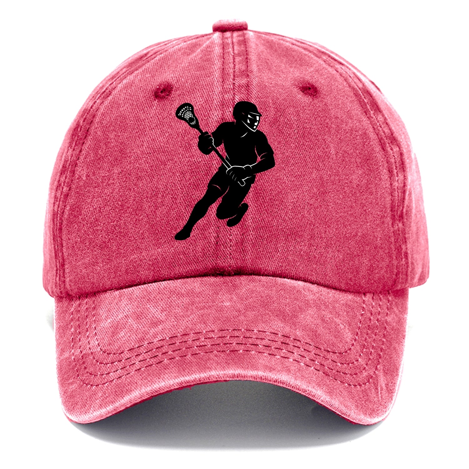 Lacrosse player cradling stick - Classic Cap - Pomegranate Blush(Pink)