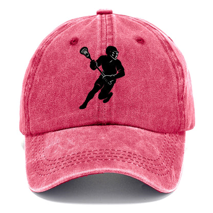 Lacrosse player cradling stick - Classic Cap - Pomegranate Blush(Pink)