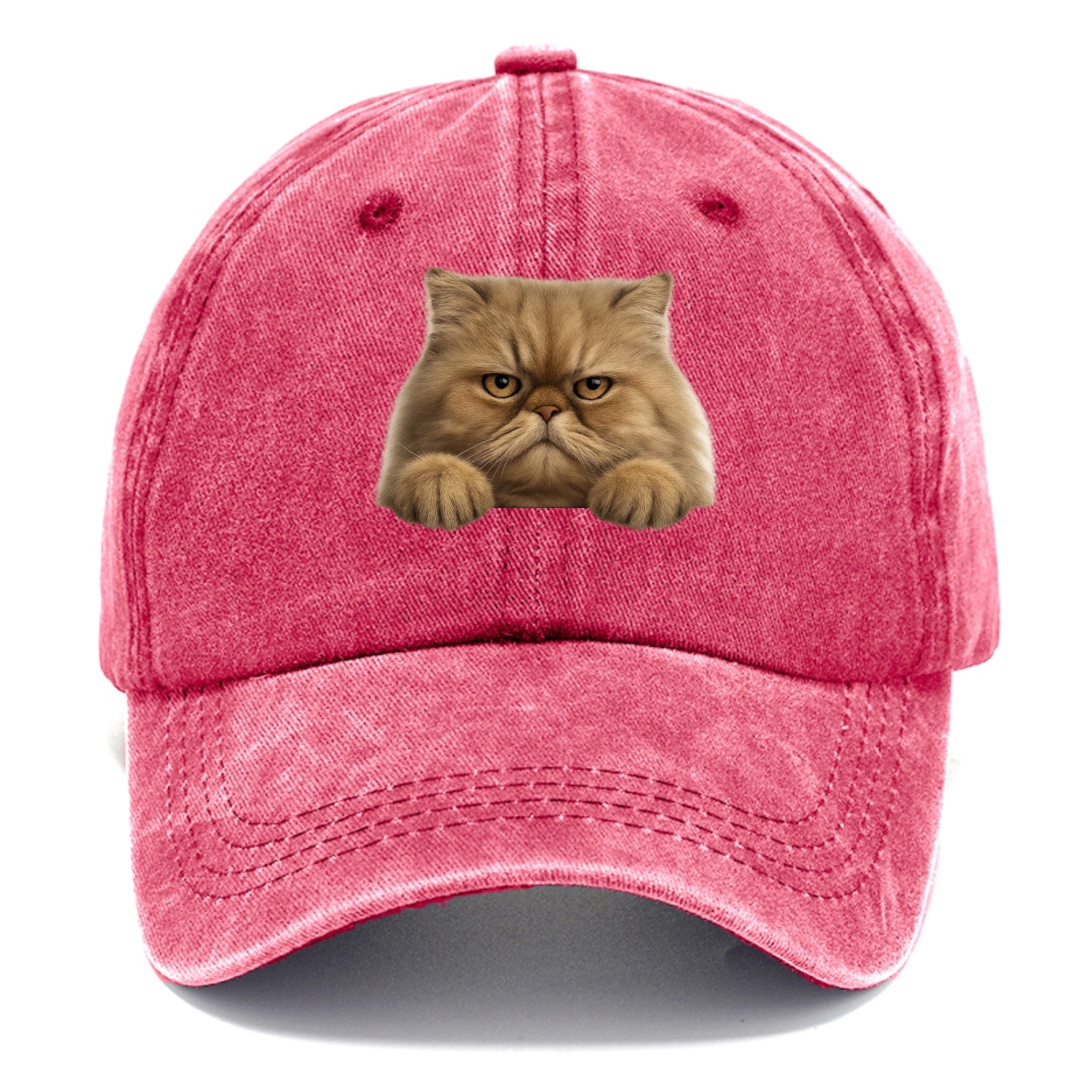 Persian Cat  - Classic Cap - Pomegranate Blush(Pink)