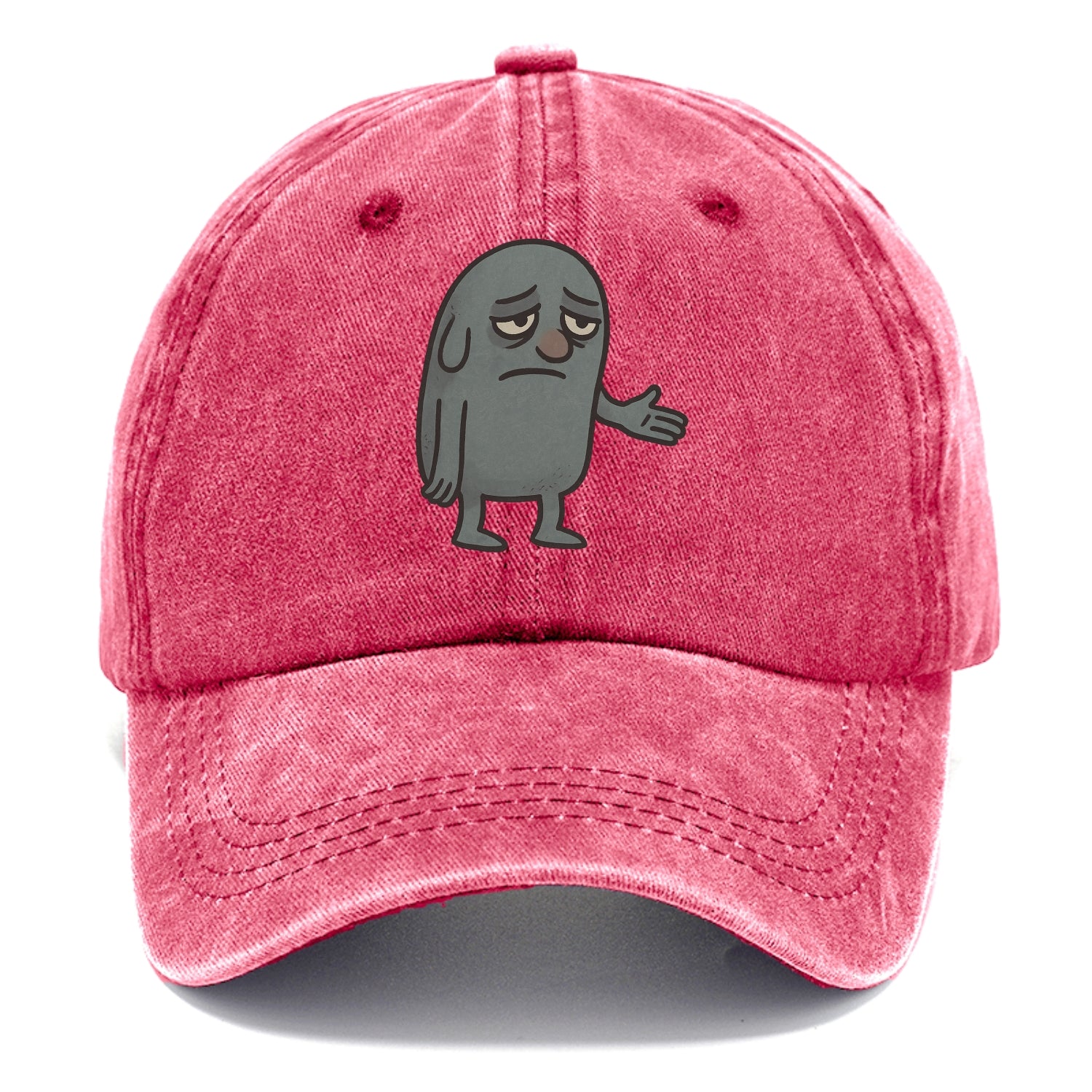 FOLLOWERS ARE GHOSTS | Transparent crowd following nobody - Classic Cap - Pomegranate Blush(Pink)