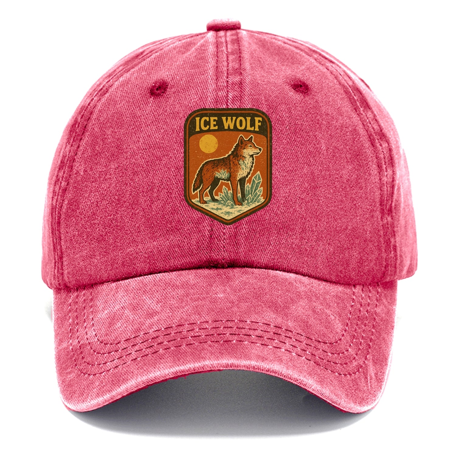 Ice Wolf Crystal  - Classic Cap - Pomegranate Blush(Pink)