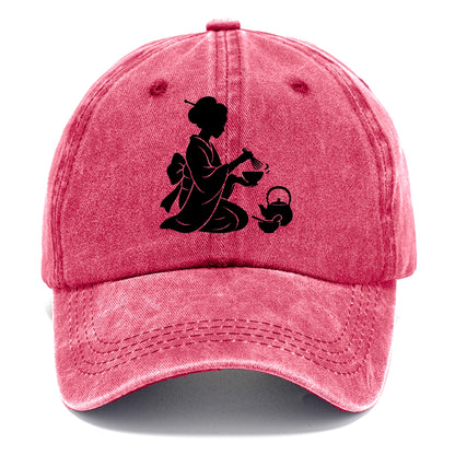 Geisha traditional tea ceremony - Classic Cap - Pomegranate Blush(Pink)