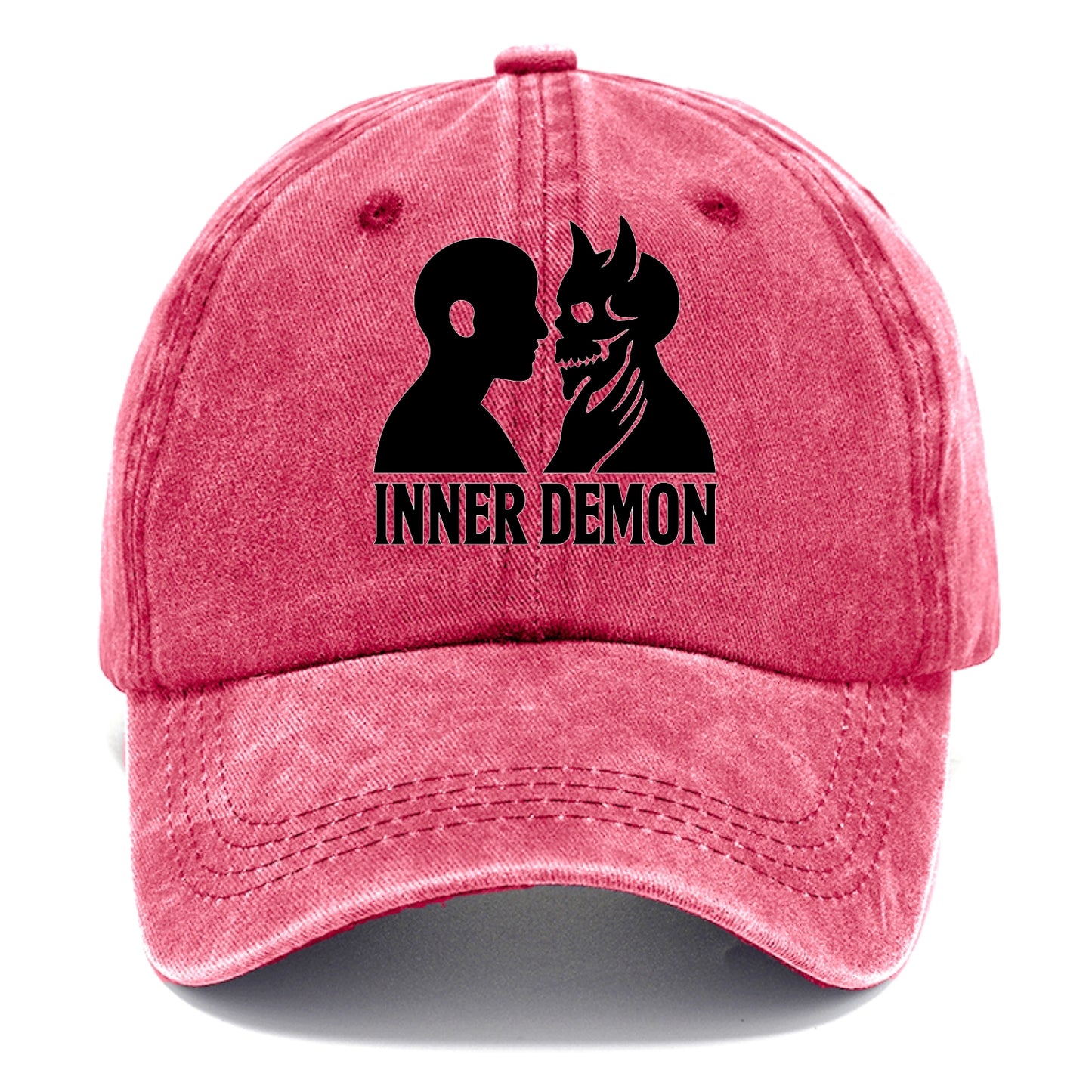 Inner Demon - Figure confronting shadow Classic Cap - Pomegranate Blush(Pink)