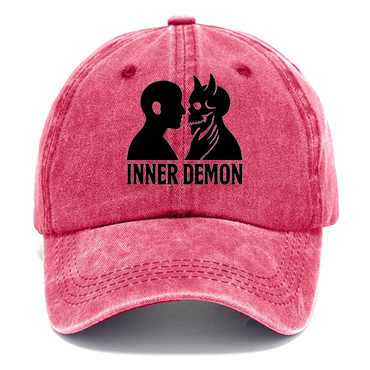Inner Demon - Figure confronting shadow Classic Cap - Pomegranate Blush(Pink)