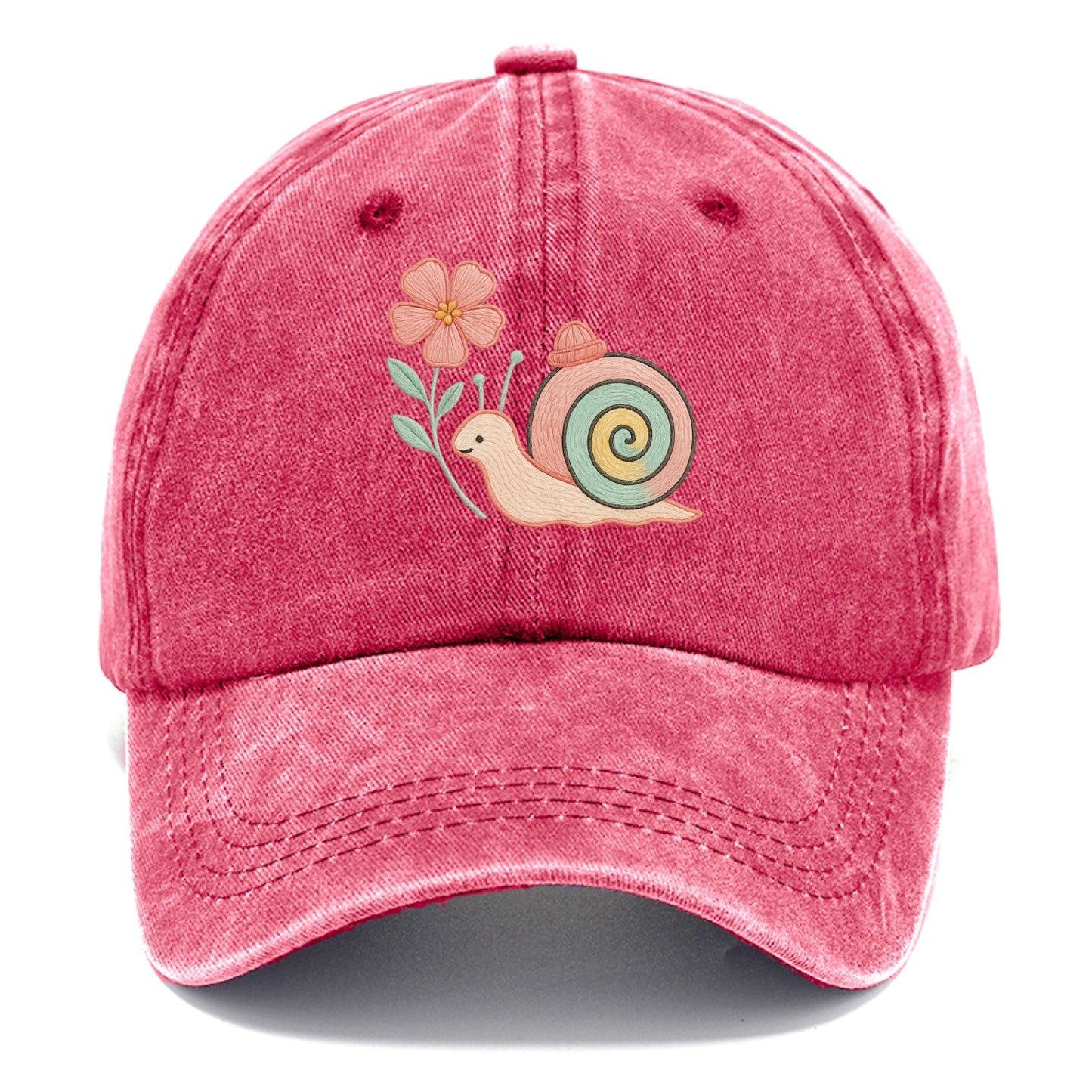 Coral Snail - Classic Cap - Pomegranate Blush(Pink)