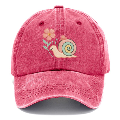 Coral Snail - Classic Cap - Pomegranate Blush(Pink)