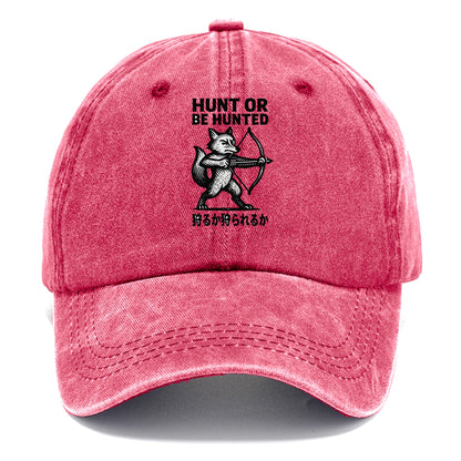 Hunt or Be Hunted - Fox drawing bow and Classic Cap - Pomegranate Blush(Pink)