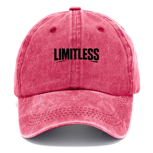Bold typography design - LIMITLESS - no boundaries, infinite potential - Classic Cap