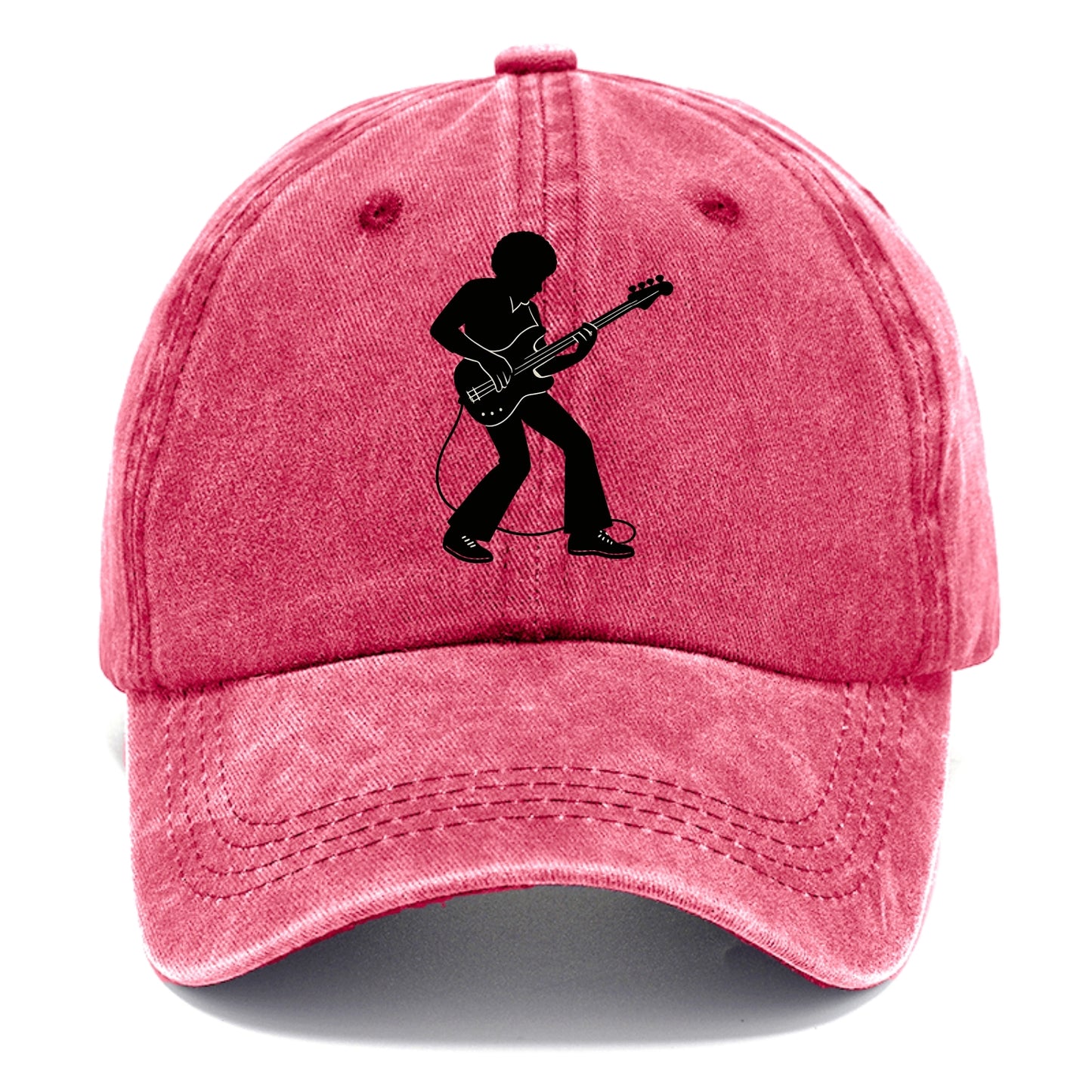 Bass guitarist slap technique - Classic Cap - Pomegranate Blush(Pink)