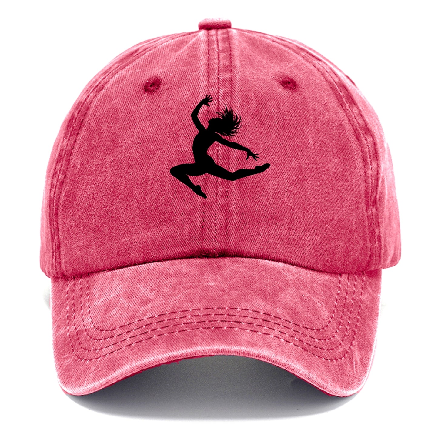Contemporary dancer leap mid-air - Classic Cap - Pomegranate Blush(Pink)