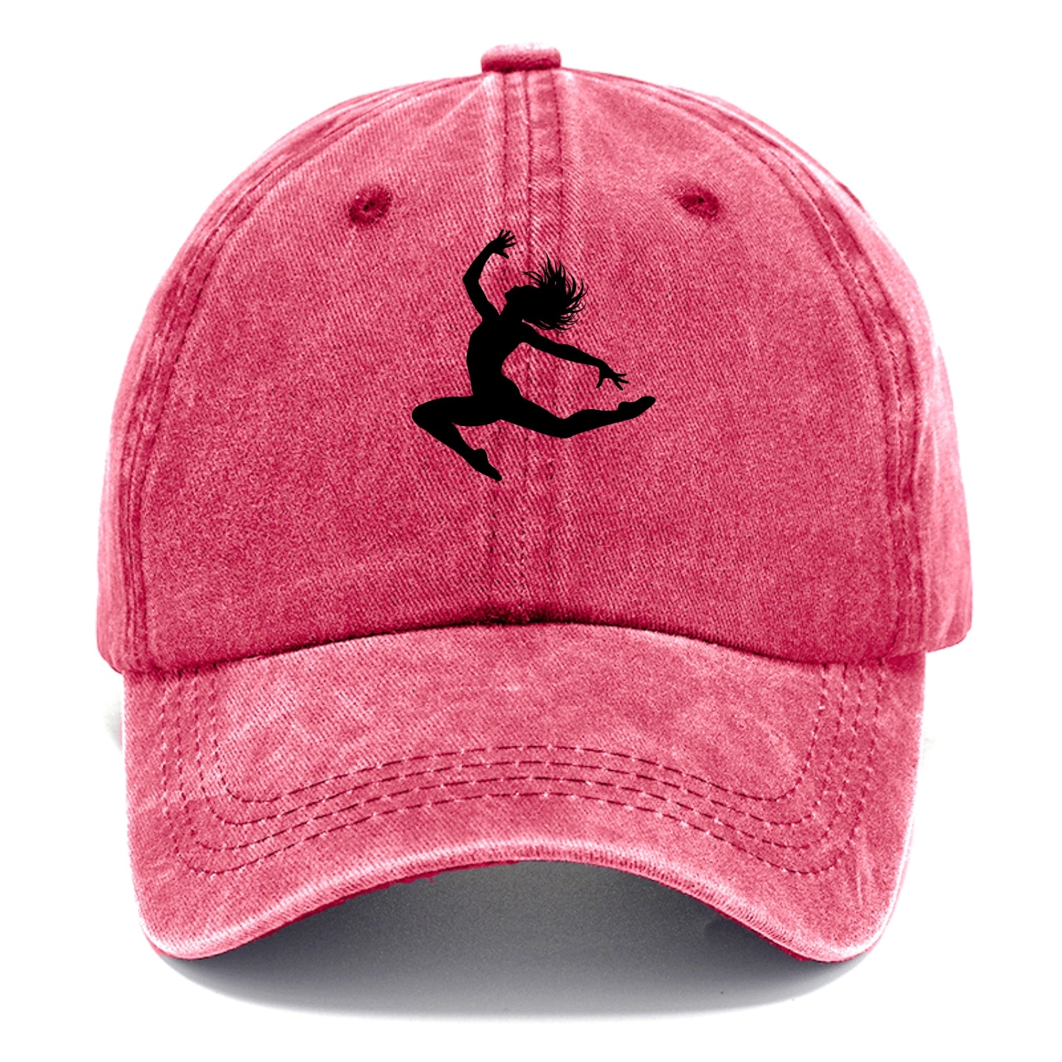 Contemporary dancer leap mid-air - Classic Cap - Pomegranate Blush(Pink)