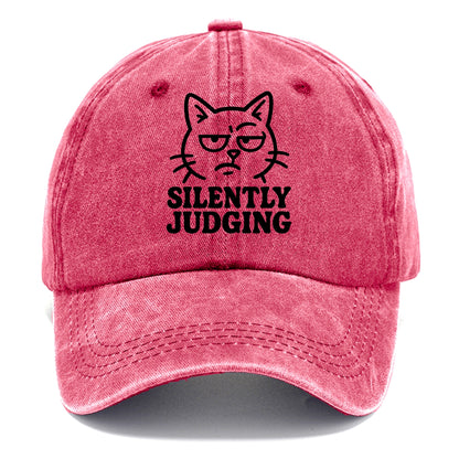 Sassy Side-Eye Cat - Classic Cap - Pomegranate Blush(Pink)