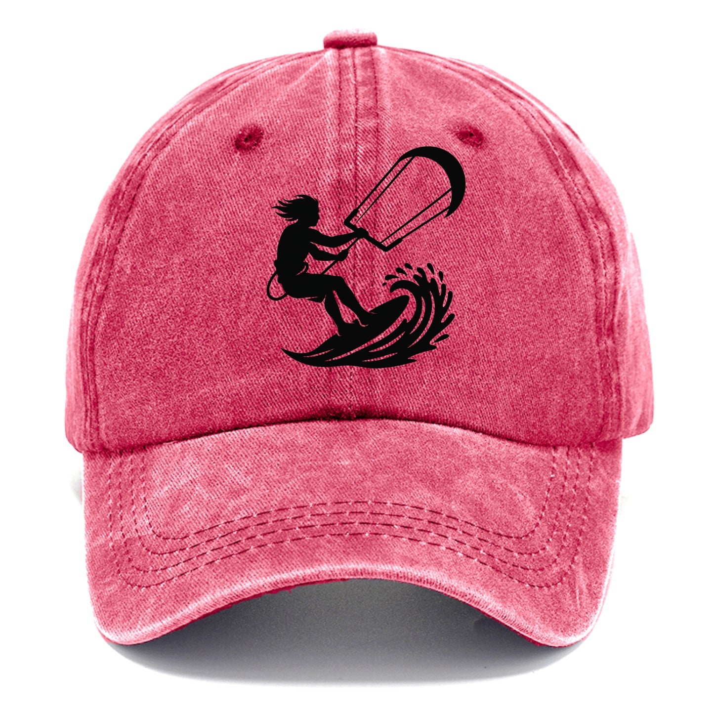 Kite surfer riding wave - Classic Cap - Pomegranate Blush(Pink)