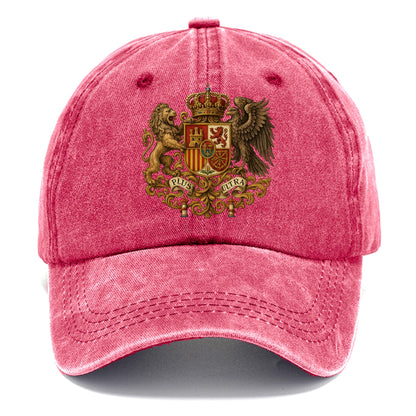 Spain Royal Logo (traditional Corona Real Española, Plus Ultra Banner, Premium Emblem) Classic Cap - Pomegranate Blush(Pink)