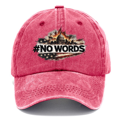 No Words! - Classic Cap - Pomegranate Blush(Pink)