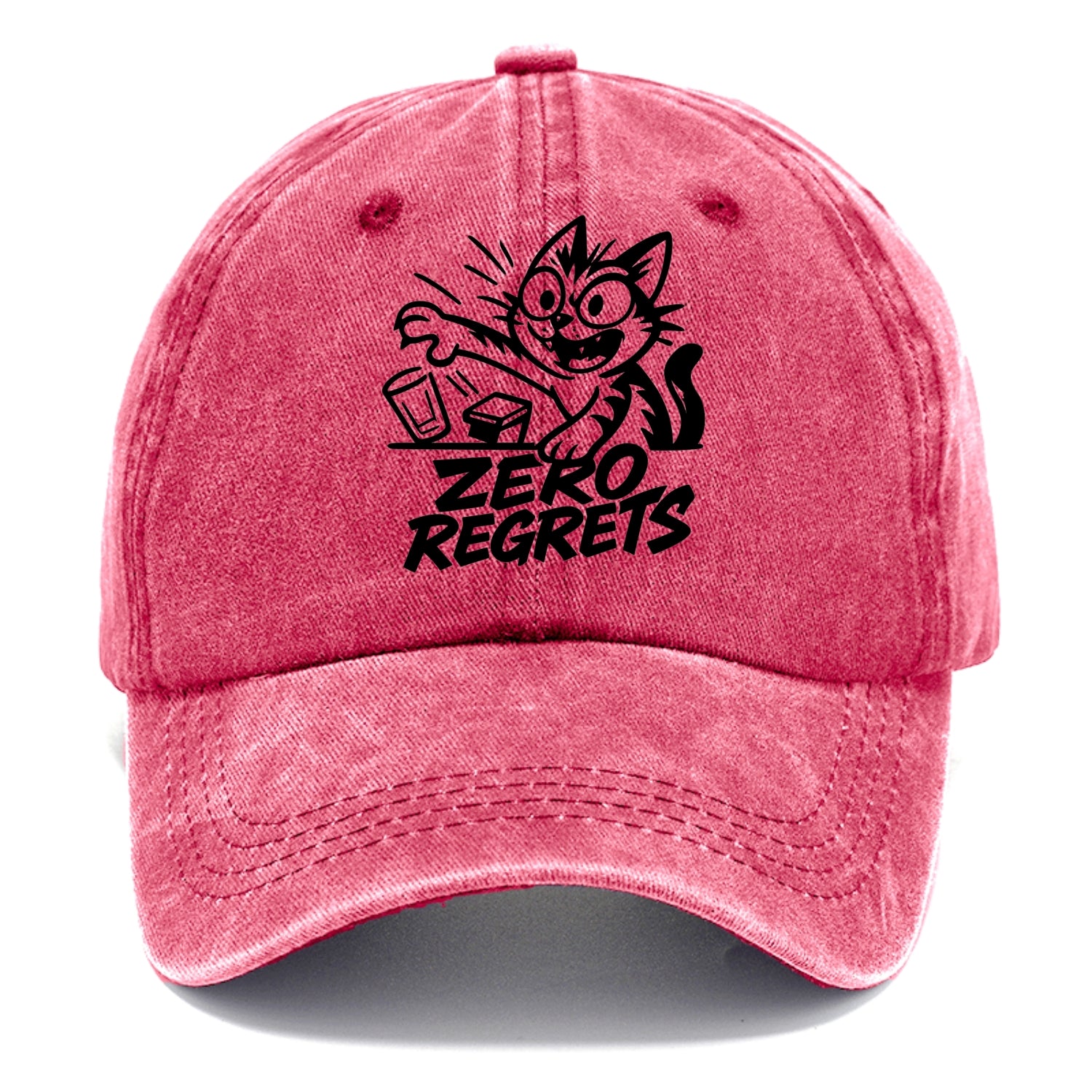 Chaos Gremlin Cat - Classic Cap - Pomegranate Blush(Pink)