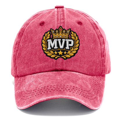 MVP CROWN - crown with laurels in gold , most valuable - Classic Cap - Pomegranate Blush(Pink)