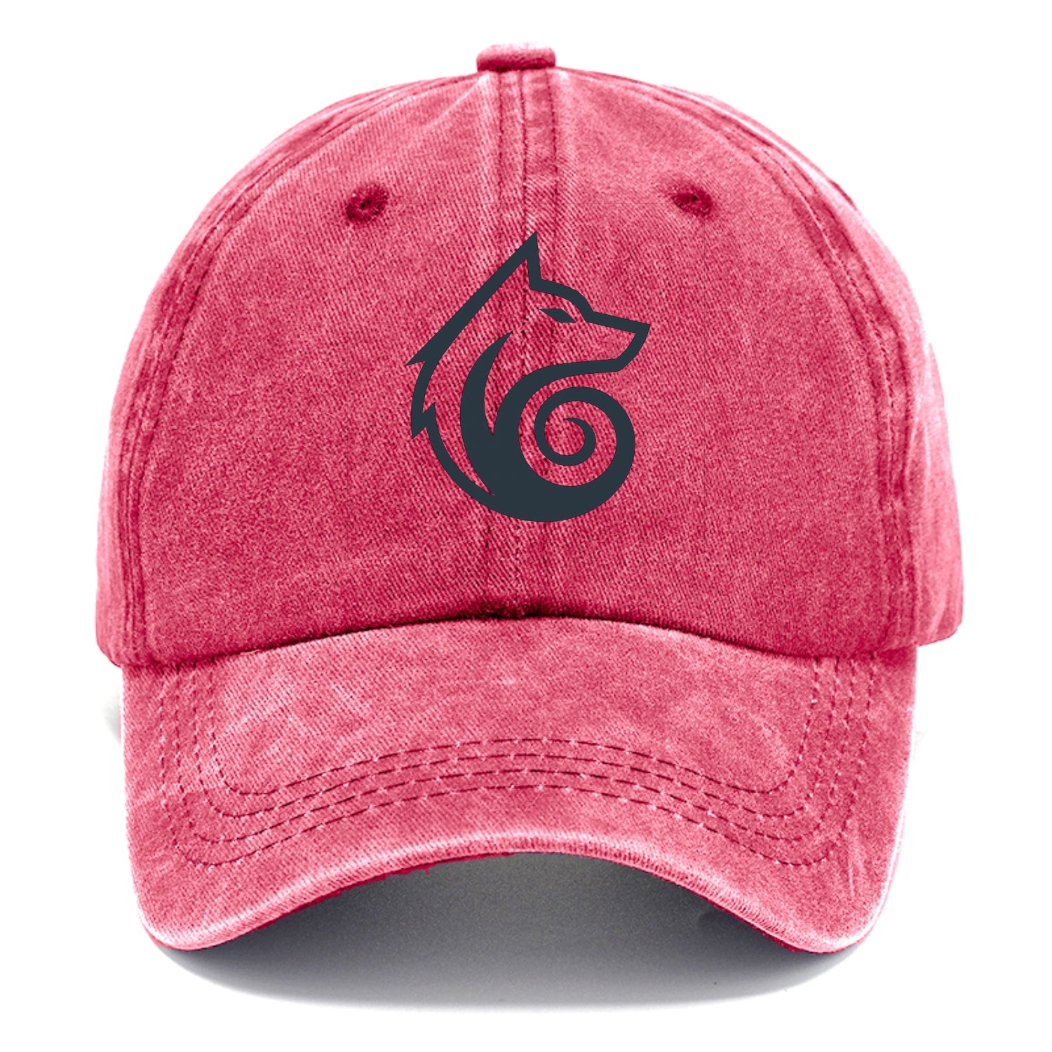 Wind Wolf Spiral  - Classic Cap - Pomegranate Blush(Pink)