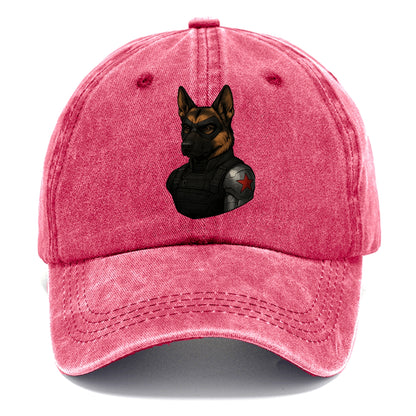 German Shepherd Winter Soldier  - Classic Cap - Pomegranate Blush(Pink)