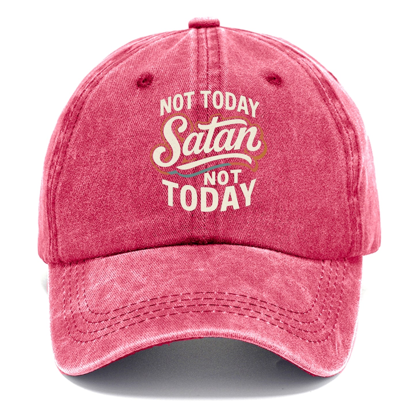 Not Today Satan - Not Today - Classic Cap - Pomegranate Blush(Pink)
