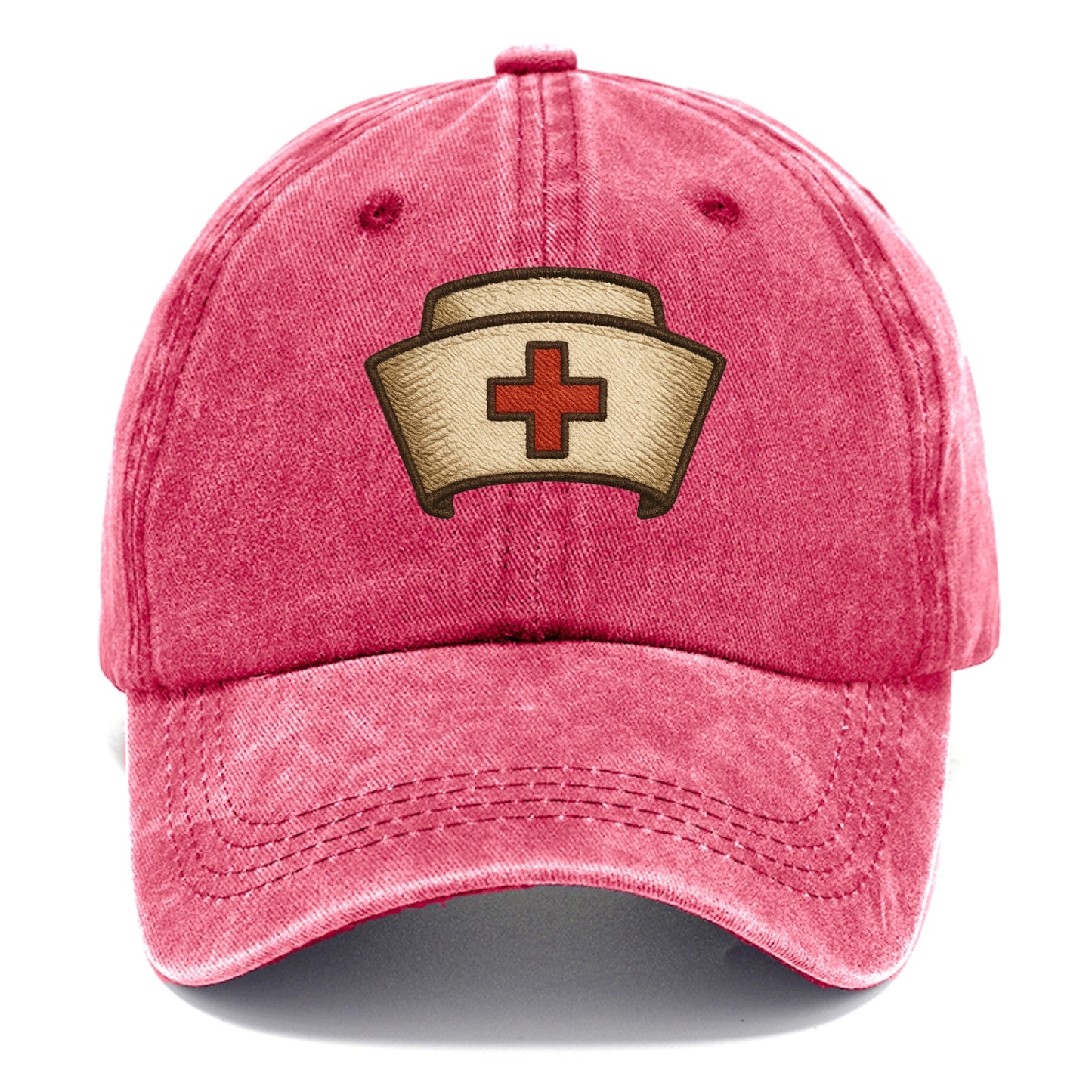 Nurse Cap  - Classic Cap - Pomegranate Blush(Pink)