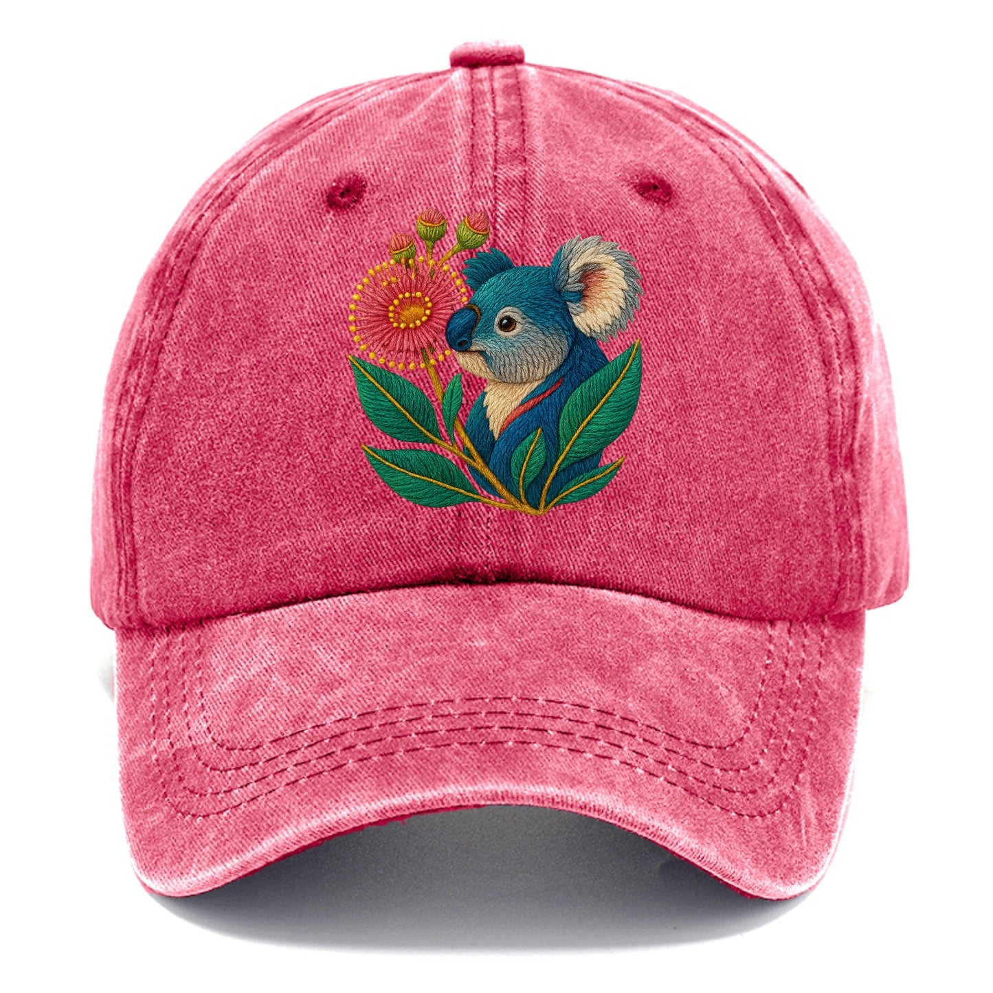 Koala Eucalyptus Bloom - Classic Cap - Pomegranate Blush(Pink)