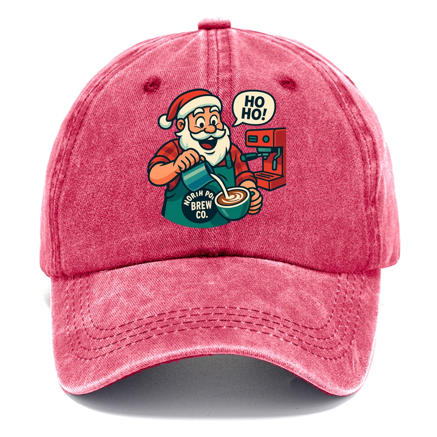 Santa Barista - Classic Cap - Pomegranate Blush(Pink)